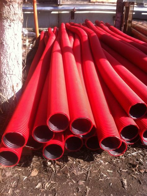 Защитные гофрированные трубы в Батайске Защитные гофрированные трубы